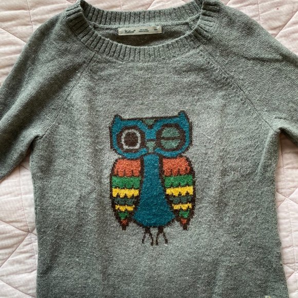 Woolrich Frosty Grey Owl Sweater - Picture 2 of 5